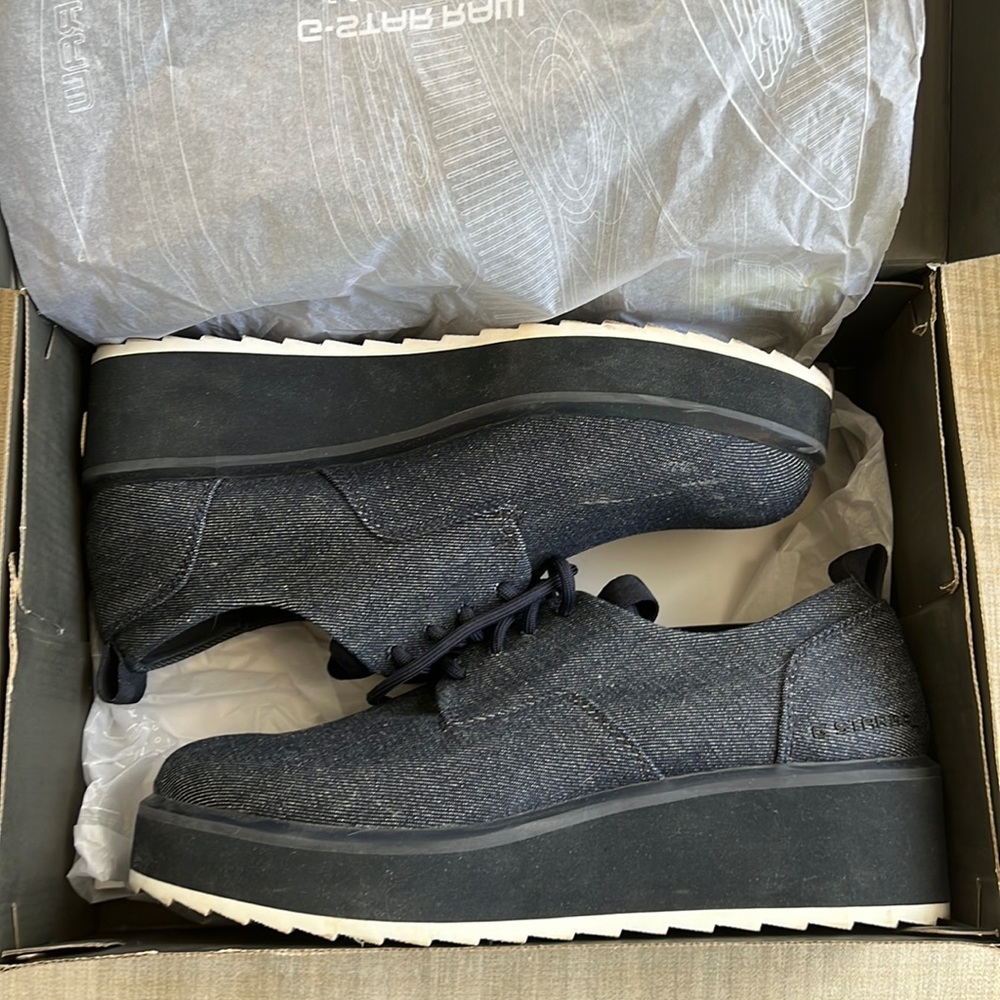 G STAR RAW Denim Platform Shoes